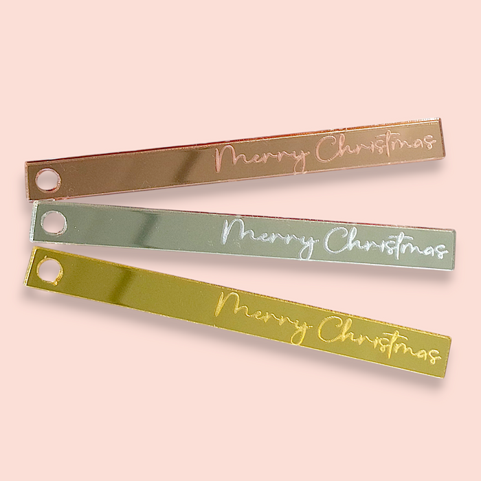 Set of 4 Christmas Gift Tag Style #3