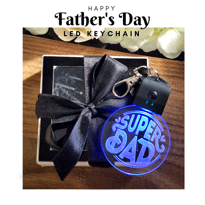 Father's Day LED Keychain